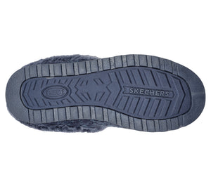 Skechers 31204/NVBL Navy Blue Womens Bobs Keepsakes Comfort Soft Slip On Mule Slippers