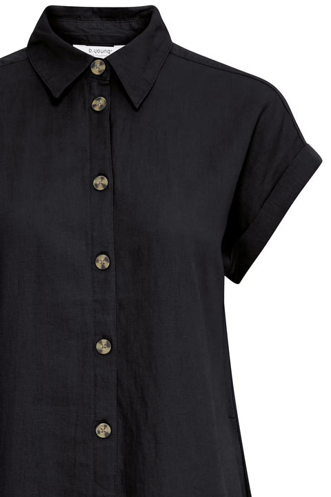 B.Young 20814553 Byfalakka SS Shirt Dress Meteorite