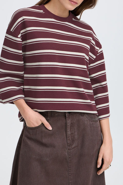 B.Young Bypelda 3-4 Tshirt 20819315 Fig Stripe