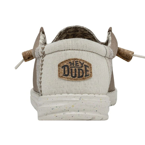 Hey Dude Wally Break Stitch Clay Textile Slip On Shoes