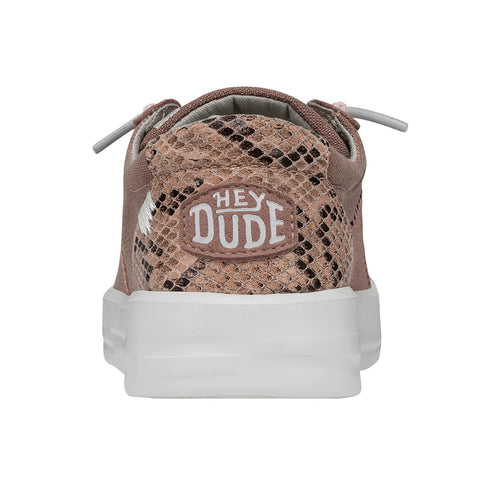 Hey Dude Womens Karina Rose Dust Textile Slip On Shoes