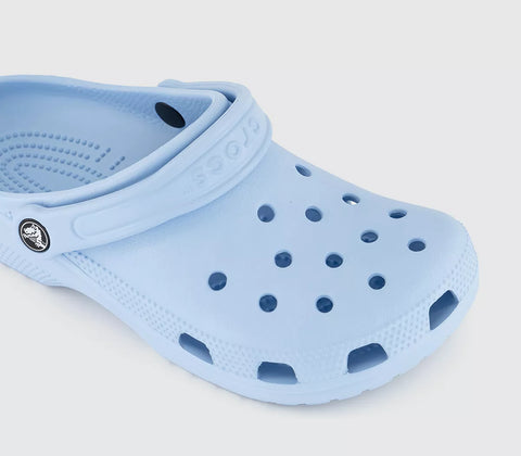 Crocs Classic Clog Blue Calcite Kids Boys Girls Croslite Casual Comfy Lightweight Beach Slip On Shoes