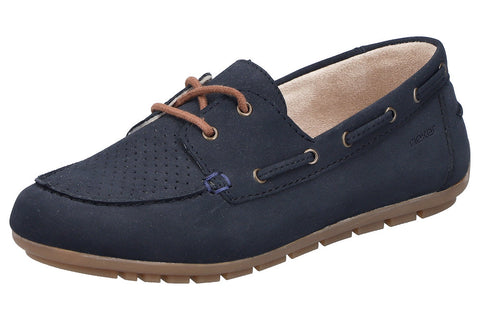 Rieker 43800-15 Blue Womens Casual Comfort Lace Up Slip On Shoes