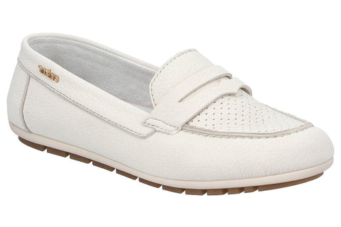Rieker 43862-80 White Womens Casual Comfort Slip On Shoes