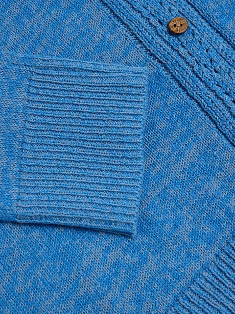 White Stuff Heather Jumper Mid Blue