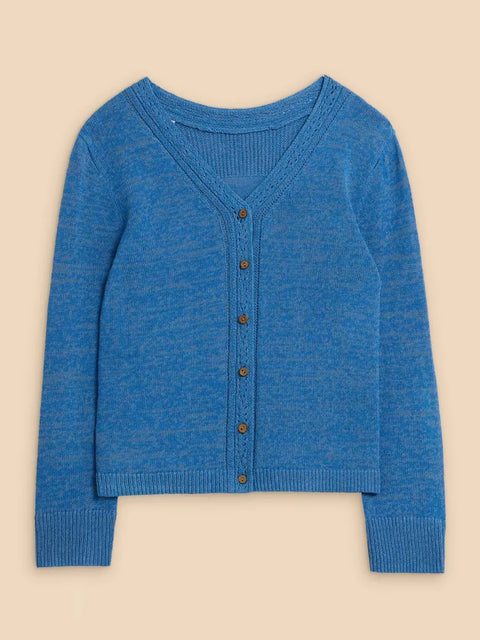 White Stuff Heather Jumper Mid Blue