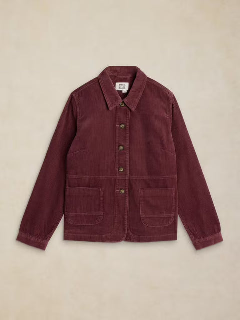 White Stuff Carrie Dusky Pink Cord Jacket