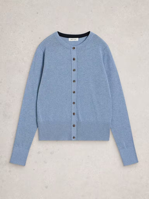 White Stuff Lois Mid Blue Cardi