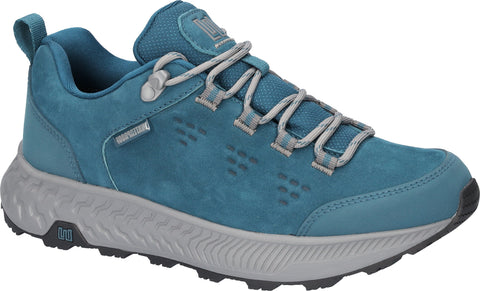 Waldlaufer 545950 100 124 H-Milli Nubuk Gummi Lago Womens H Fitting Lace Up Waterproof Walking Shoes Trainers
