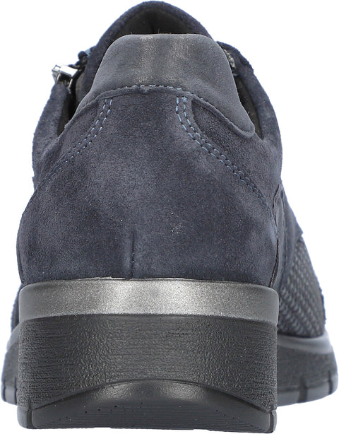 Waldlaufer 626K02 609 519 K-Ramona Order Posterstr Classi Notte Marine Womens K Fitting Lace Up Zip Up Shoes