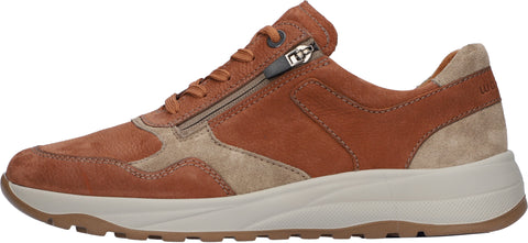 Waldlaufer 662001 413 318 K-John 2xBear 2xOrder Cognac Storm Mens K Fitting Lace Up Side Zip Trainers