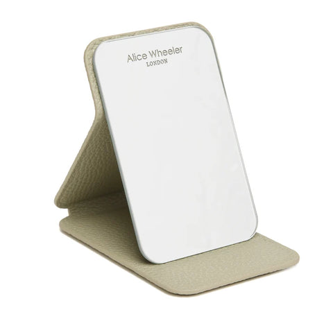 Alice Wheeler Mini Folding Mirror Olive