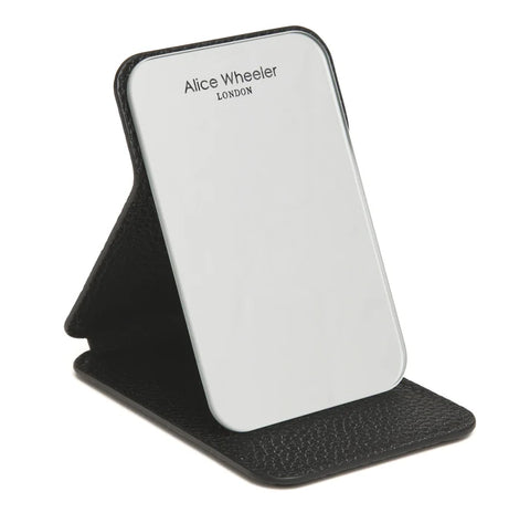 Alice Wheeler Mini Folding Mirror Black