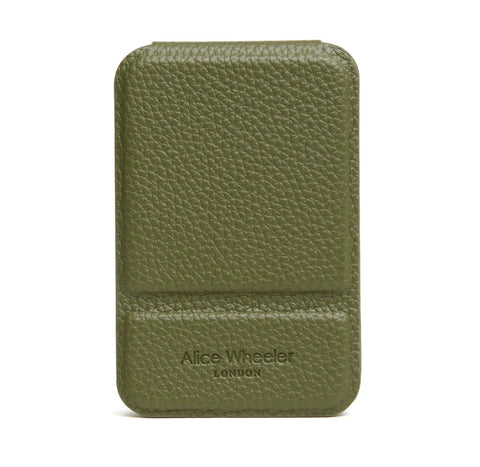 Alice Wheeler Mini Folding Mirror Olive