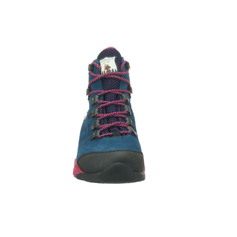 Waldlaufer Womens 787971 406 124 Womens H-Amiata Gummi Schwarz Walli Lago Lila Purple Lace Up Waterproof Walking Shoes