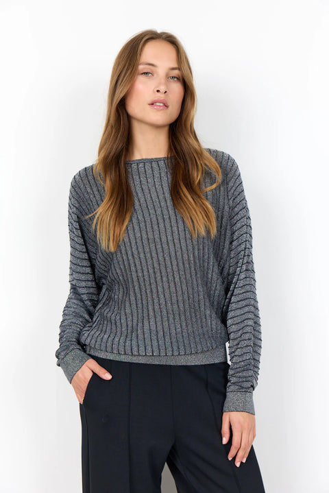 Soya Concept SC- Violetta 2 Pullover Black Combi