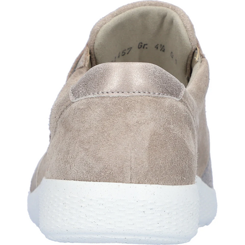 Waldlaufer 815M30 302 201 M-Ira Eclis Grey Stein Womens M Fitting Leather Touch Fastening Shoes