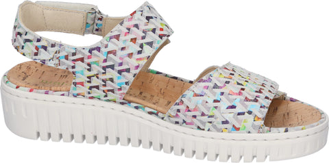 Waldlaufer 955001 152 299 H-Willow Stoner Multi Womens H Fitting Touch Fastening Sandals