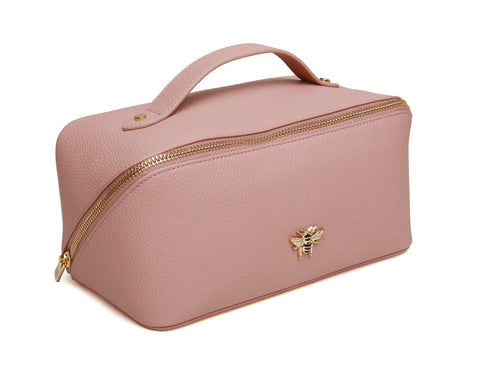Alice Wheeler Pink Train Case