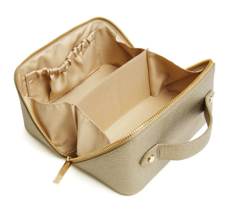Alice Wheeler Mini Train Case Bronze