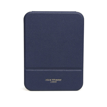 Alice Wheeler Navy Folding Travel Mirror