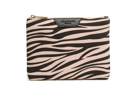 Alice Wheeler Pouch Zebra