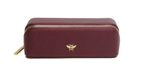 Alice Wheeler Small Train Case Berry AW0349