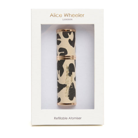 Alice Wheeler Refillable Atomiser Leopard