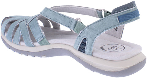 Free Spirit Alexa Moroccan Blue Womens Closed Toe Leather Sandals