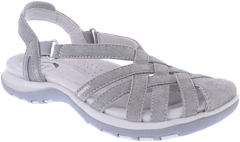 Free Spirit Alexa Smoke Womens Closed Toe Leather Sandals