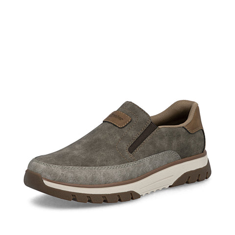 Rieker B9350-25 Brown Mens Casual Comfort Slip On Shoes