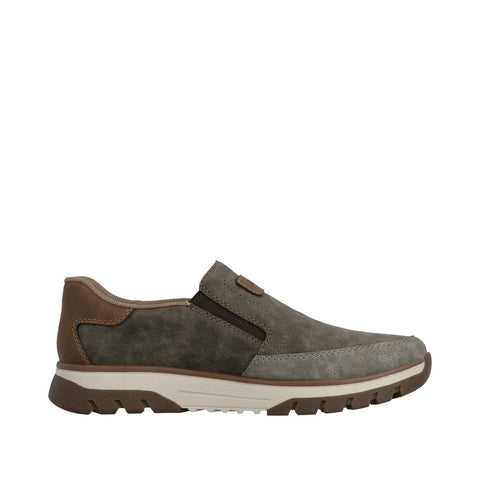 Rieker B9350-25 Brown Mens Casual Comfort Slip On Shoes