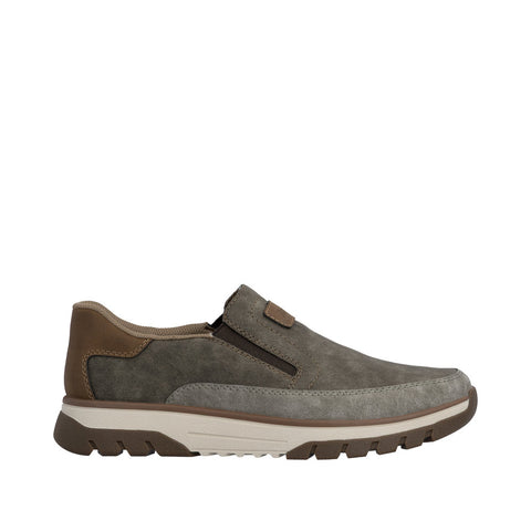 Rieker B9350-25 Brown Mens Casual Comfort Slip On Shoes