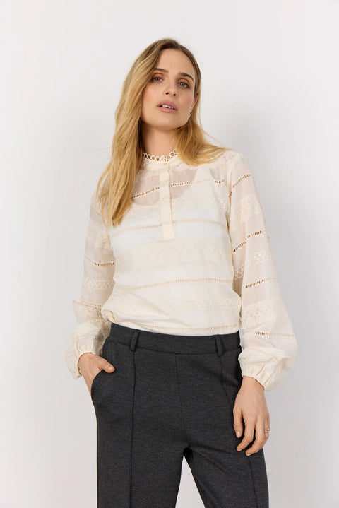 Soya Concept SC- Ava 1 Shirt Cream