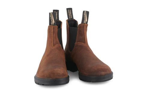 Blundstone 1911 Tobacco Unisex Premium Waxed Suede Stylish Chelsea Boots