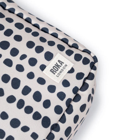 Roka Bond Linear Dot Recycled Canvas Crossbody Bag