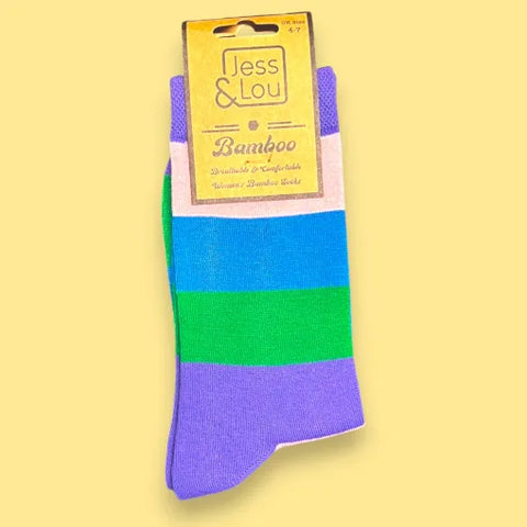 Luxurious Jess And Lou Bamboo Socks - Soft, Cozy And Eco-Friendly Comfort For Every Step