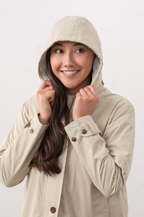 Lighthouse Blair Clay Womens Waterproof Coat