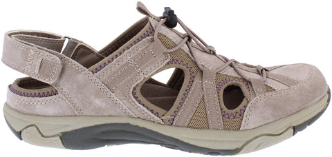 Free Spirit Bryn New Khaki Womens Closed Toe Leather Sandals Shoes