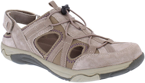 Free Spirit Bryn New Khaki Womens Closed Toe Leather Sandals Shoes