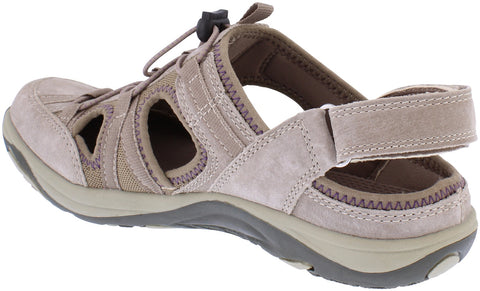 Free Spirit Bryn New Khaki Womens Closed Toe Leather Sandals Shoes