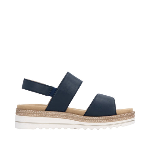 Remonte D0Q59-14 Pazifik Womens Touch Fastening Platform Sandals