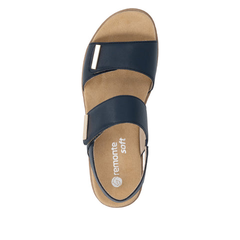 Remonte D0Q59-14 Pazifik Womens Touch Fastening Platform Sandals