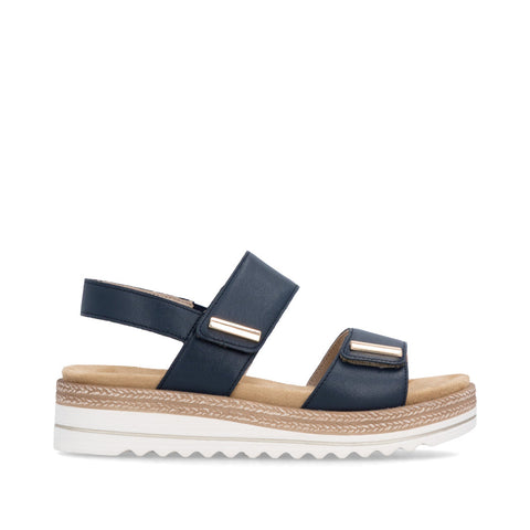 Remonte D0Q59-14 Pazifik Womens Touch Fastening Platform Sandals