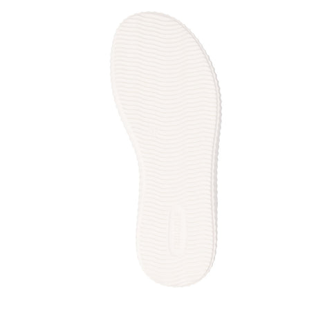 Remonte D3L51-60 Off White Gold Womens Touch Fastening Low Platform Sandals