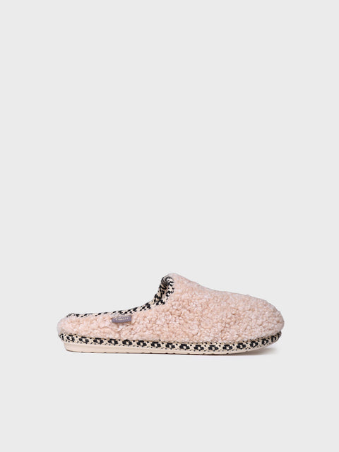 Toni Pons Darla-SB Beige Womens Sheepskin Clog Style Slippers