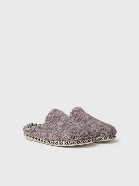 Toni Pons Darla-SB Taupe Womens Sheepskin Clog Style Slippers