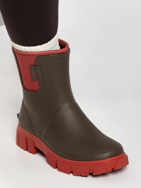 Lunar Rapid Brown Womens Ankle Wellington Boots
