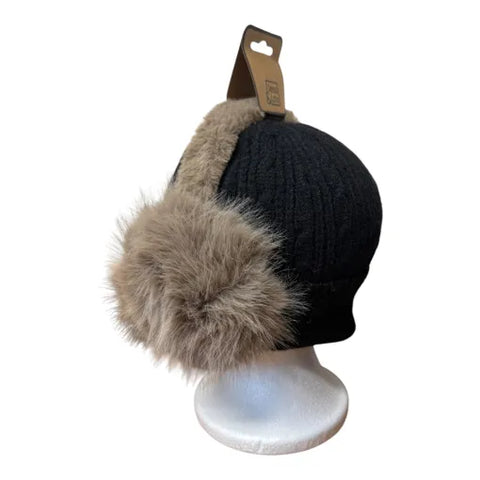 Jess And Lou Mink Unisex Fluffy Earmuffs