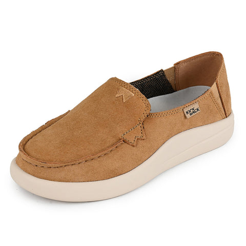 KickBack Rizzo Suede Tan Womens Slip On Shoes